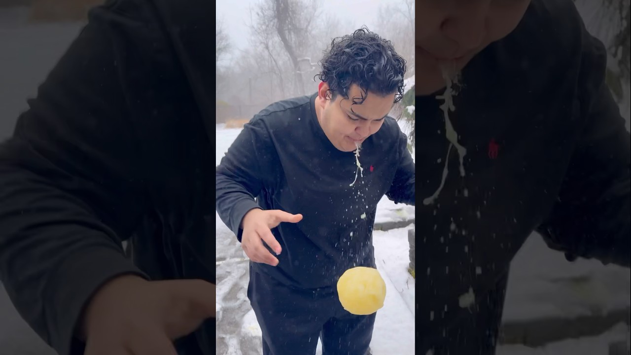 Orange Snowball Prank On Brother 😂 #prank