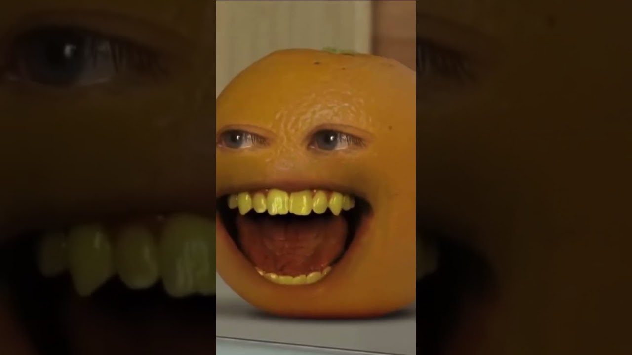 Orange Spills Water On Passion Fruit