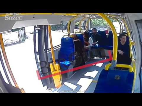 Şort giyen genç kıza saldırıda şok görüntü
