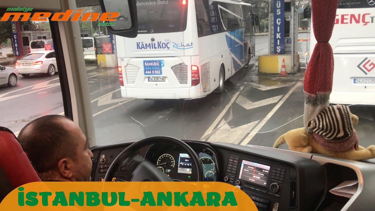 OTOBÜSLE YOLCULUK VİDEOSU| İSTANBUL ESENLER OTOGAR- ANKARA AŞTİ| MALATYA MEDİNE TURİZM