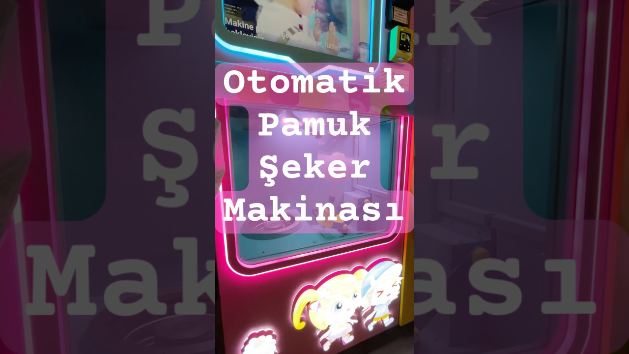 Otomatik pamuk şeker makinesi 🤗 #pamukşeker #otomatik #pamuk #shorts #shortsvideos #cottoncandy