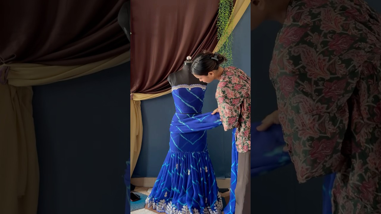 #outfitfromscrach #saree #lahengacholi #fashion #gram