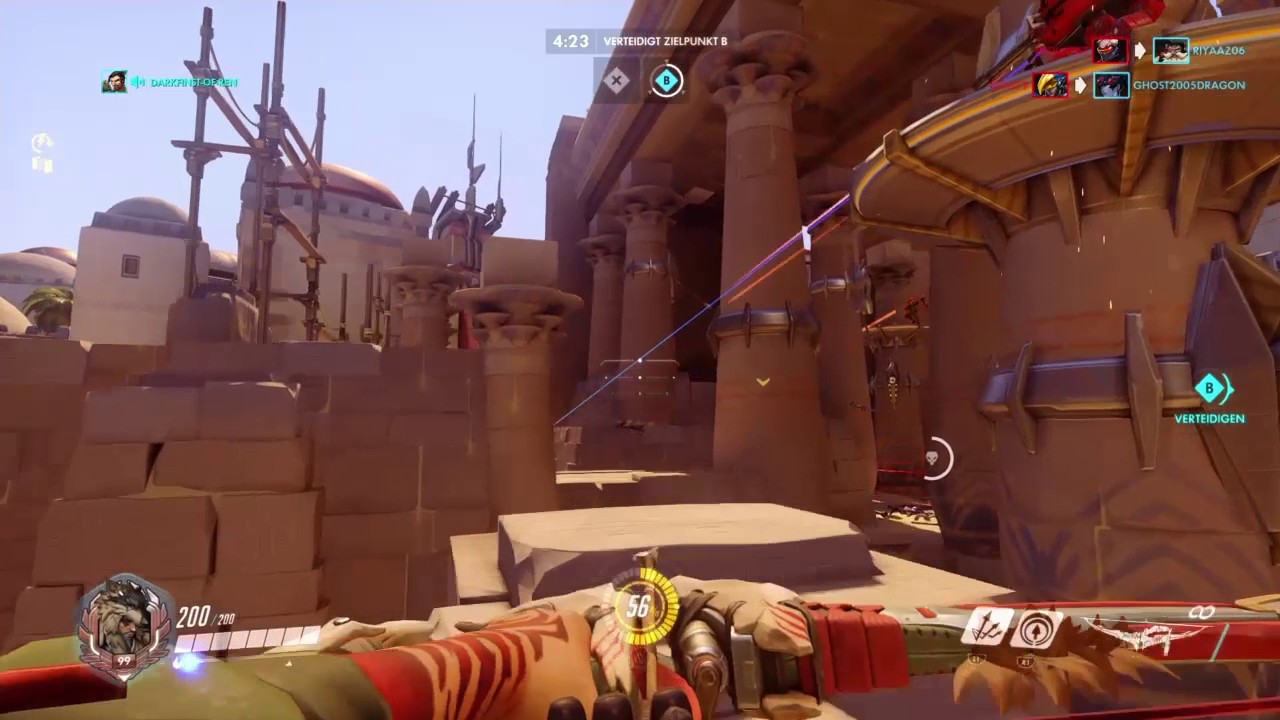 Overwatch Hanzo gameplay german