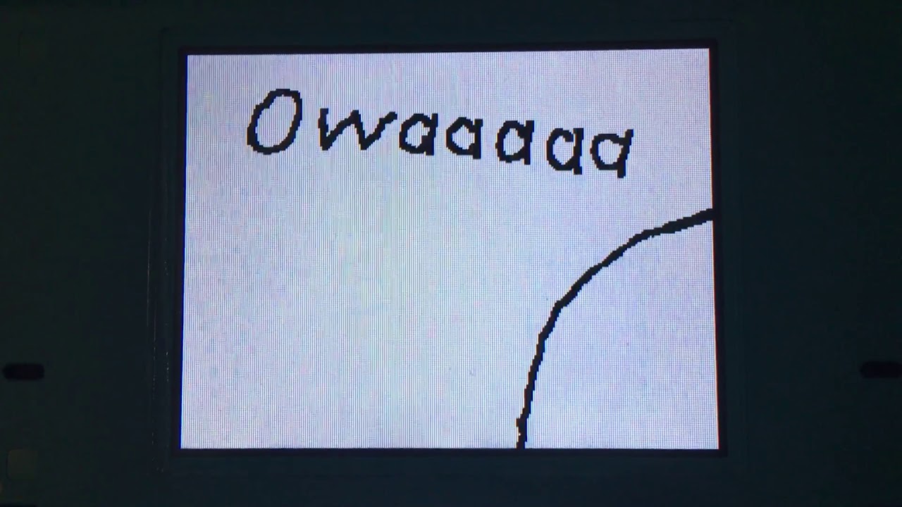 Owaaaaa On The Ceiling | Asdf Flipnote