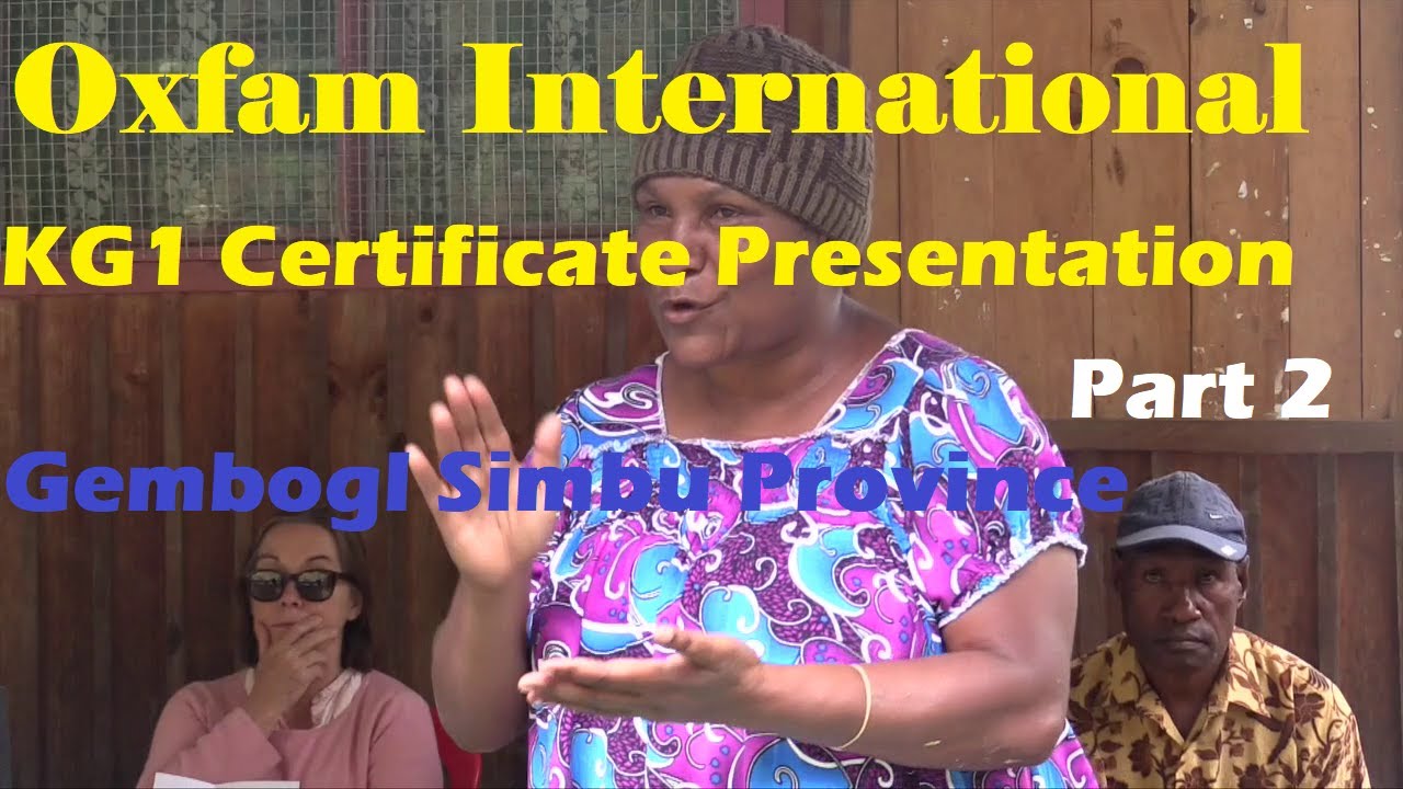 Oxfam International Visit Gembogl KG1 Part 2