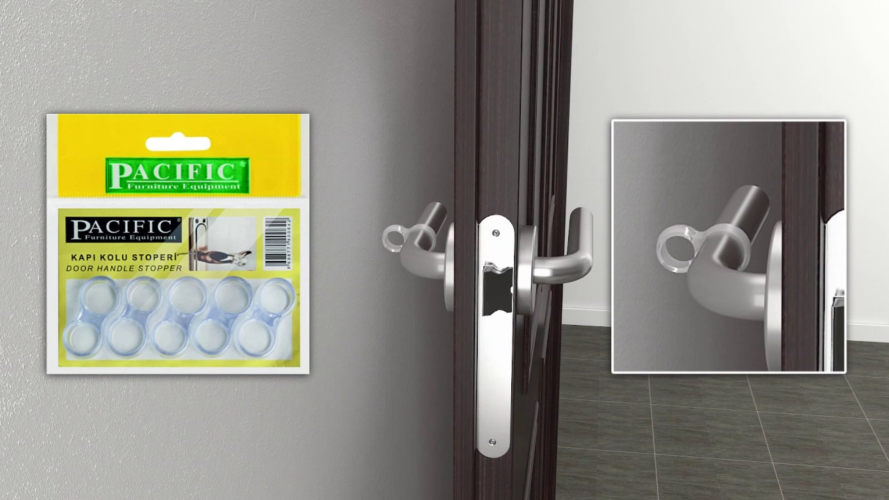 PACIFIC Şeffaf Kapı Kolu Stoperleri - PACIFIC Transparent Door Handle Bumpers