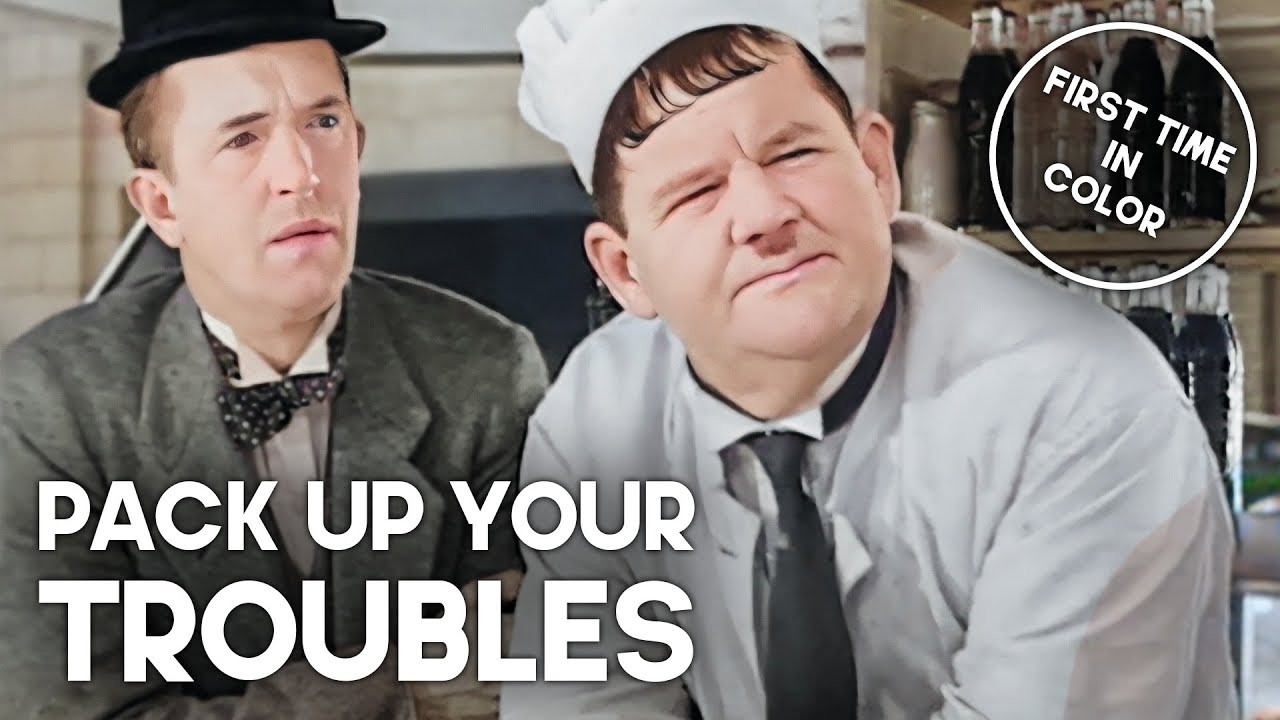 Pack Up Your Troubles | Laurel & Hardy | Comedy Classic