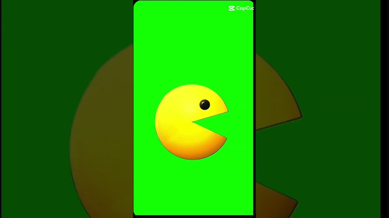 pacman green screen