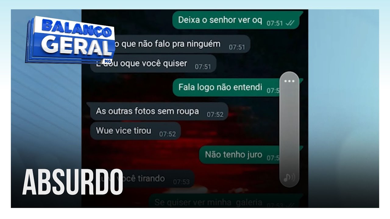 Pai é acusado de pedir fotos íntimas da filha de 13 anos | BALANÇO GERAL MINAS