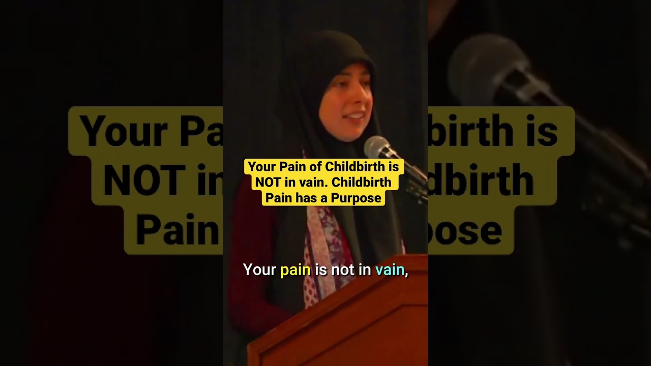 Pain of Childbirth Has a Purpose. 🤰🧕🏿 #pregnancy #birth #islam #muslimah #shorts