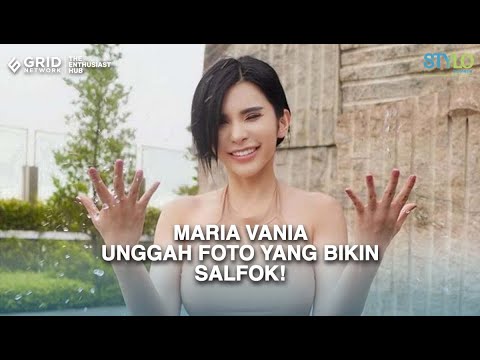 Pakai Crop Top Tali Tipis, Potret Seksi dan Hot Maria Vania Bikin Salah Fokus!