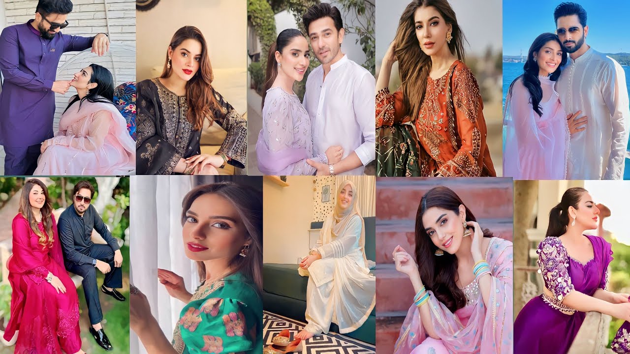 Pakistani Actress Celebrating Eid UL Adha With Their Family