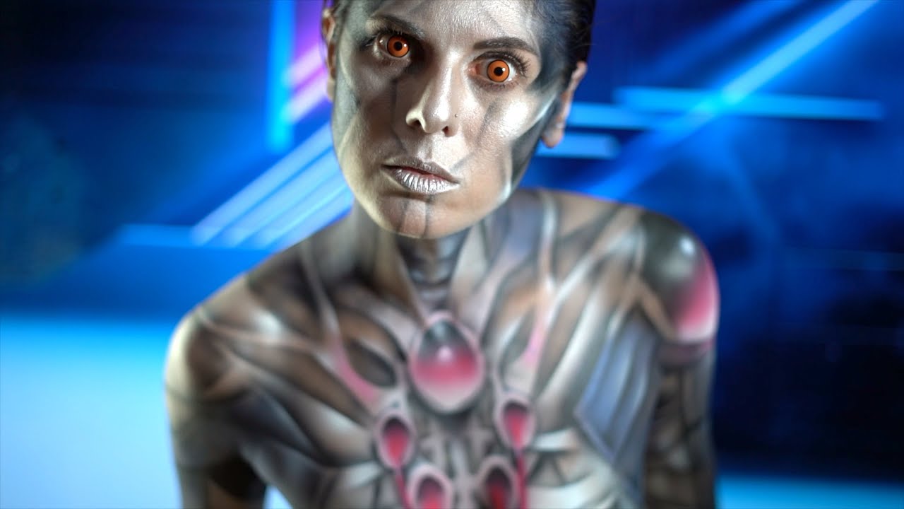Paranoid Droid Body Painting (artistic nudity/documentary)