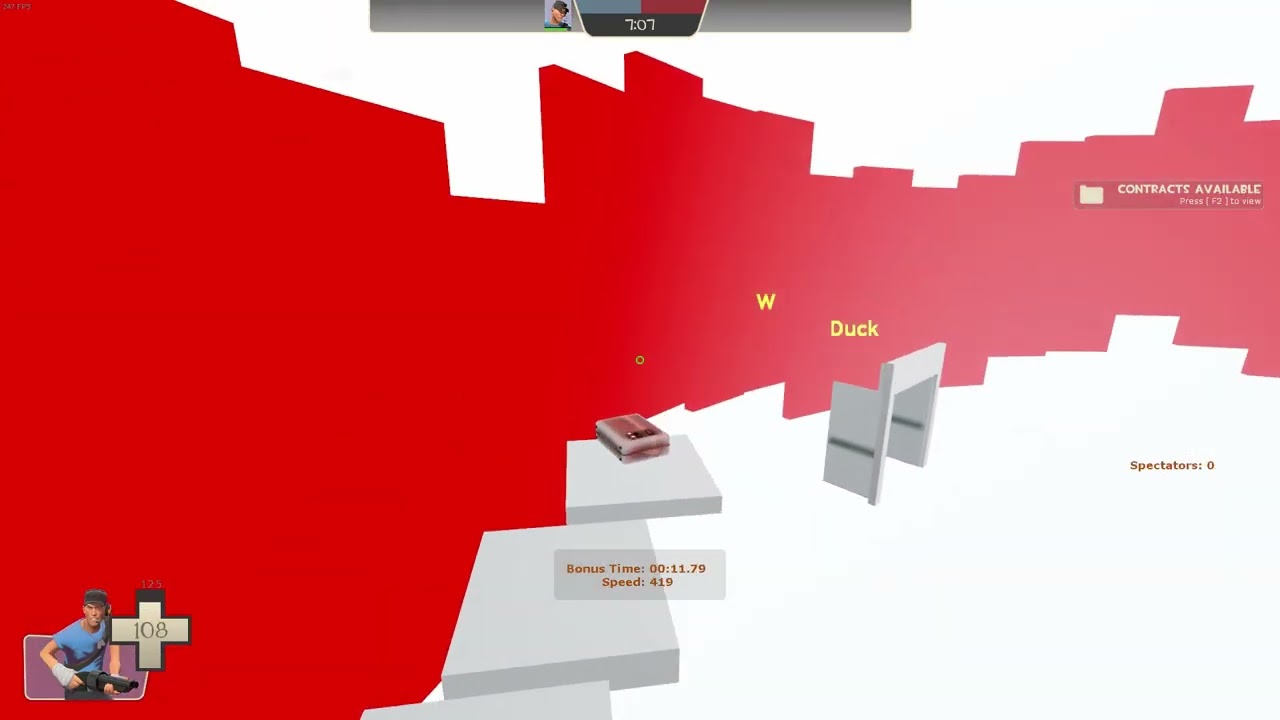 parkour.tf Uberhot Bonus 20.67s