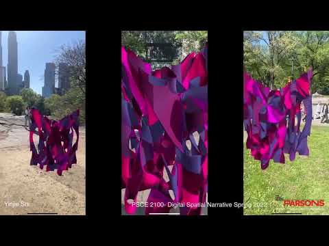 Parsons School of Design use ARki to create digital narratives!