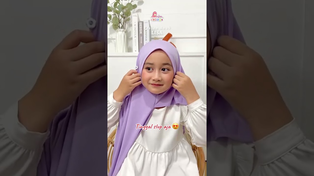 Pashmina Kancing Anak - Unyu Bangett 🥰