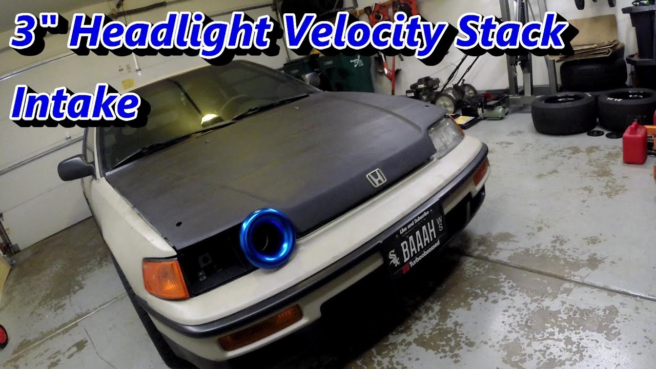 Passenger Headlight 3 Inch Intake Conversion