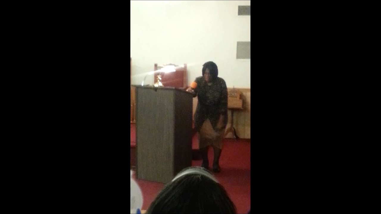 Pastor Zelda Hardy...Speaking the word...
