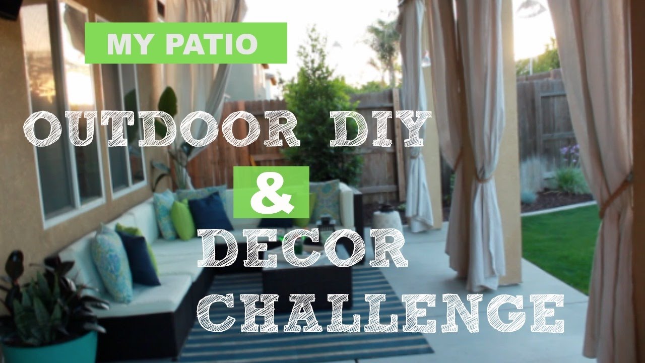 PATIO OUTDOOR DIY & DECOR CHALLENGE