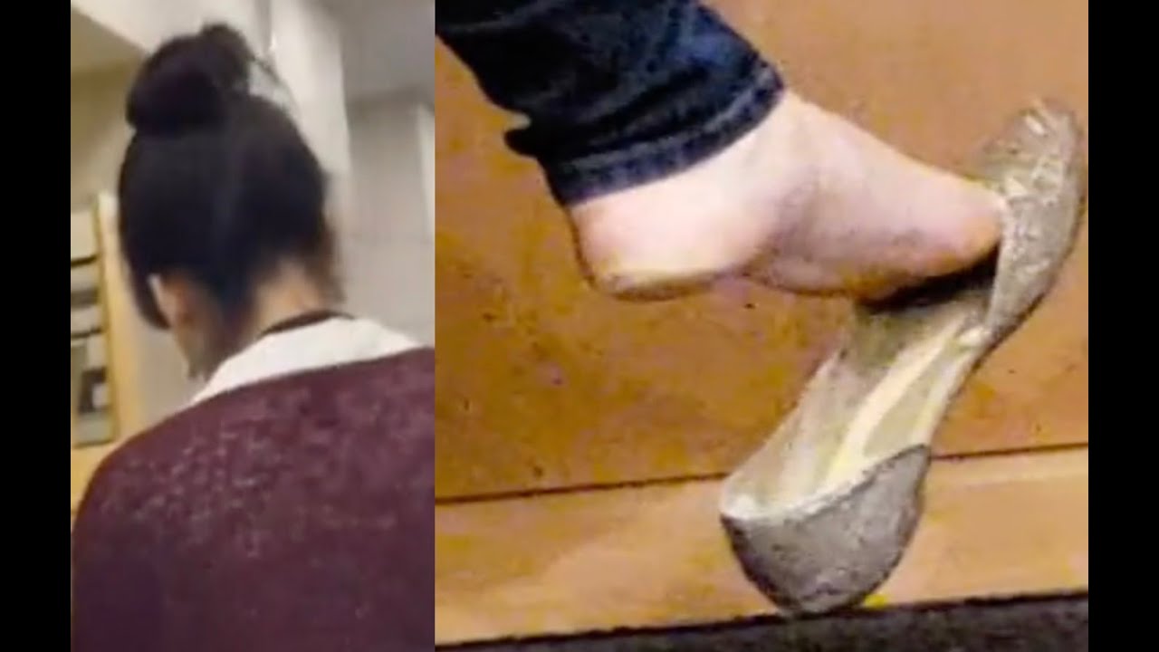 Patreon.com/PremiumCandidClips - Candid Girl Feet, Asian Shoeplay
