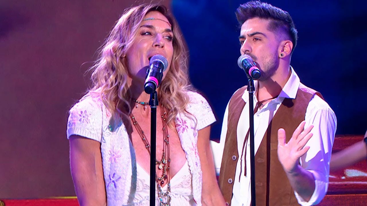 Paula Trápani y Augusto Buccafusco cantaron la cortina musical de 