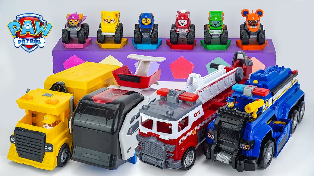 Paw Patrol toys collection unboxing ASMR | Paw Patrol Police Cruiser & PAW Patrol PAW Patroller