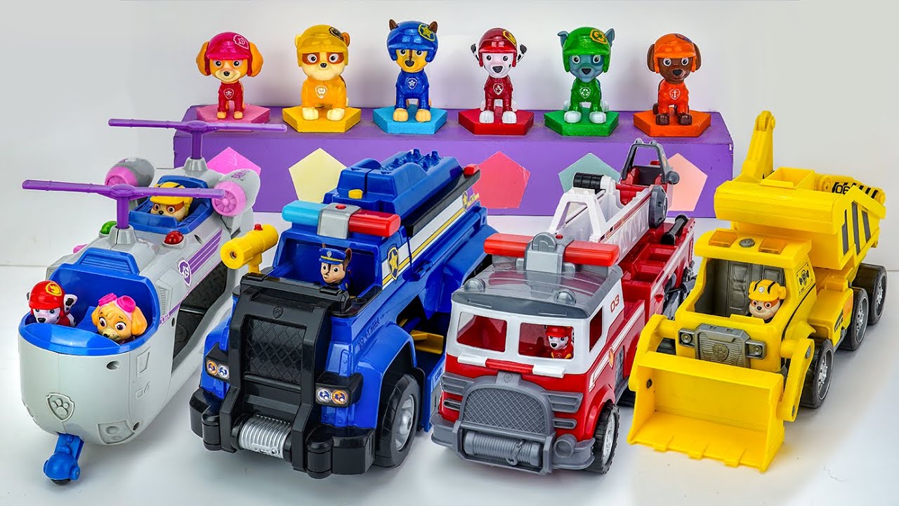 Paw Patrol toys collection unboxing ASMR | Paw Patrol Police Cruiser & PAW Patrol PAW Patroller