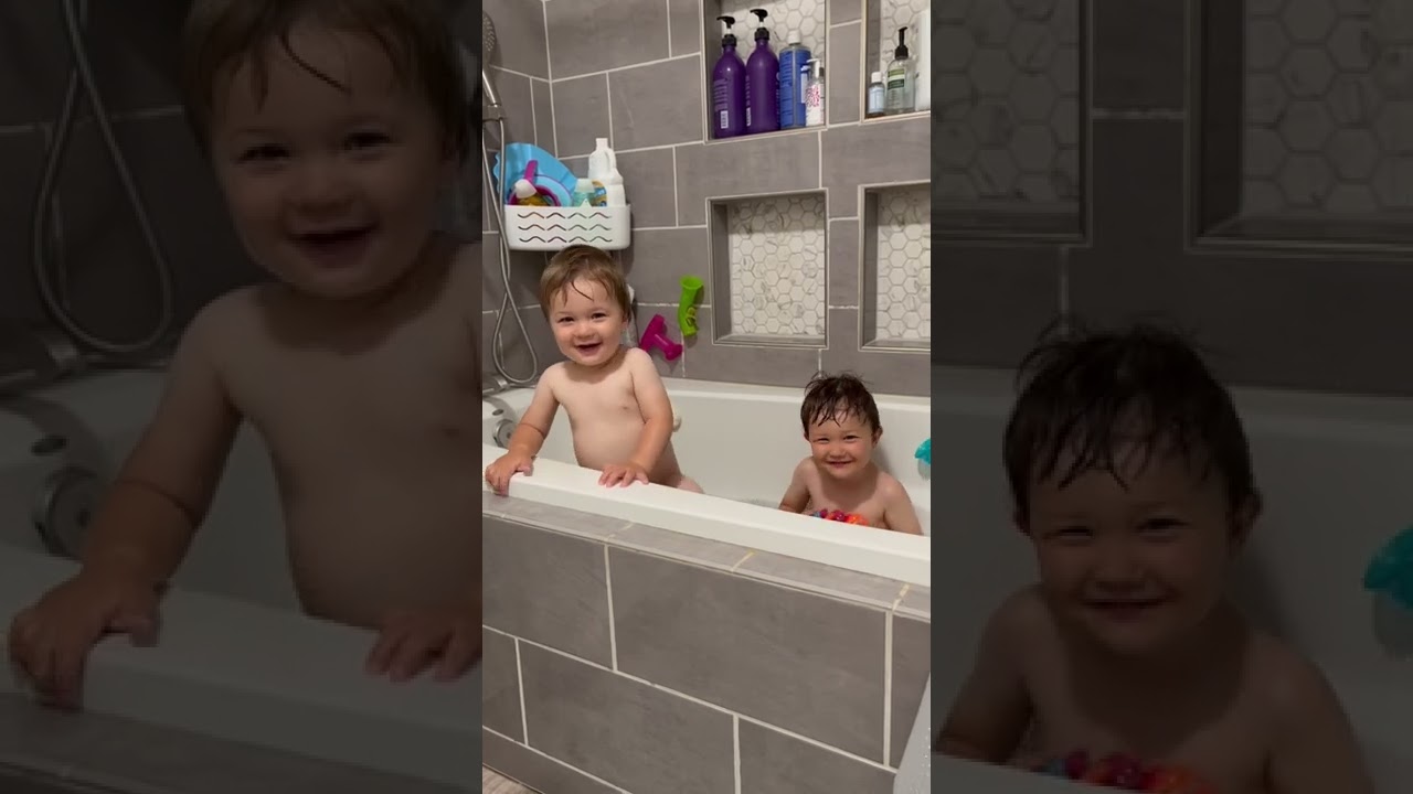 Pee pee in the bathtub