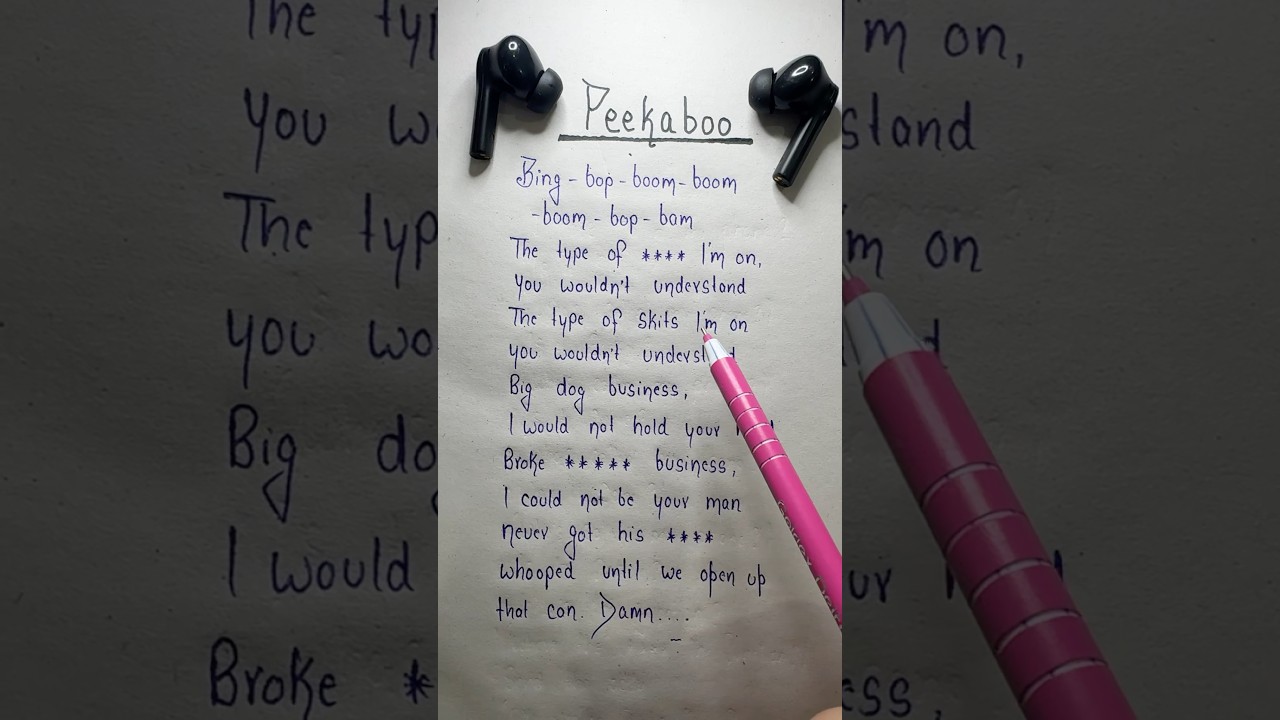 Peekaboo part 2 lyrics ~ Kendrick Lamar❣️#lyrics #lyricvideo #songlyrics #music #english #trending
