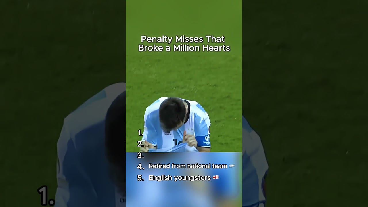 Penalty Misses That Broke a Million Hearts