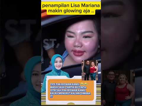 penampilan Lisa Mariana semakin glowing aja . 😁😁#lisamariana#ridwankamil#bucinta#rk