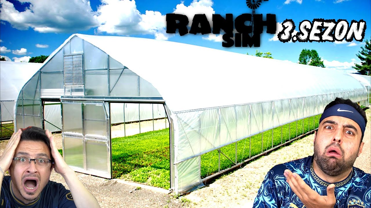 PENCERELİ SERA YAPTIK 😱 YENİ İNSANLAR GÜNCELLEME ! RANCH SİMULATOR 3.SEZON !