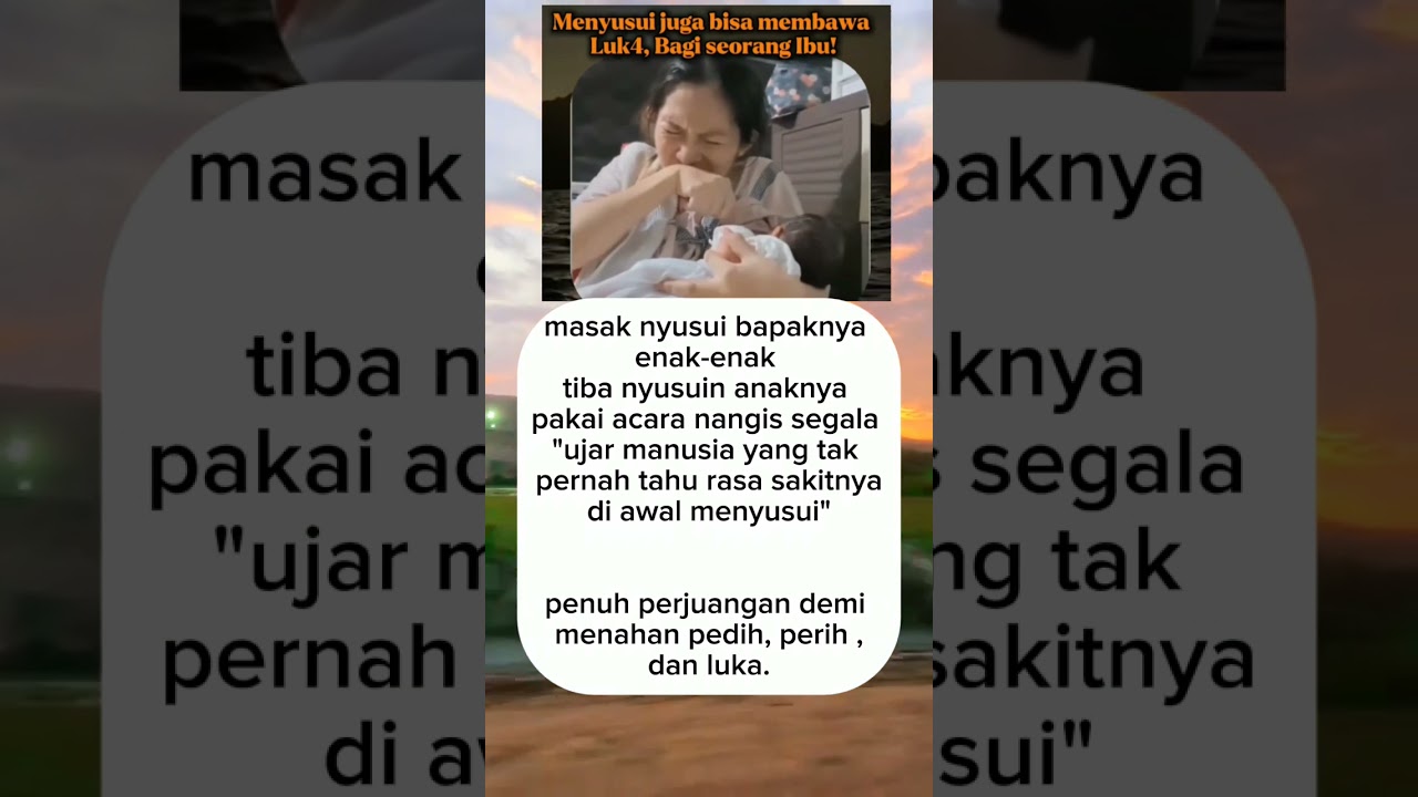 perjuangan seorang ibu baru menyusui bayinya #fyp  #fypシ゚viral #fypshorts #kisahkehidupan