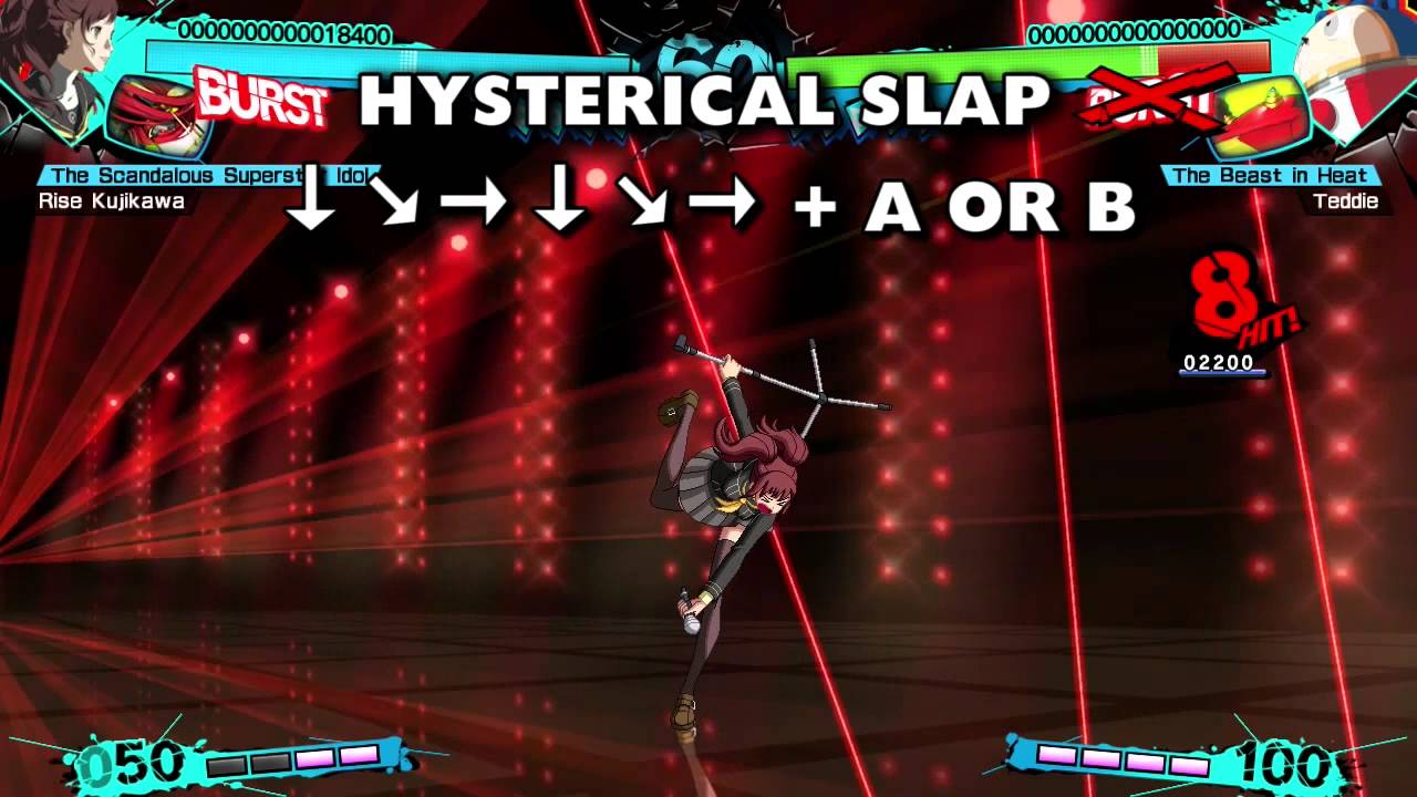 Persona 4 Arena Ultimax: Rise Moves