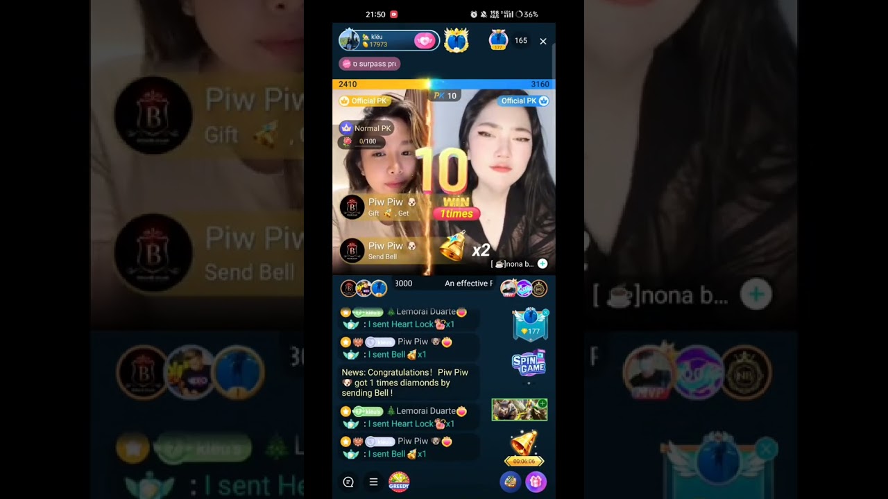 Pertama Kali Kleu Ngrasain Battle PK di Bigo Live