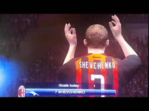 PES AC MILAN UCL CHAMPIONS   final game milan juventus   2 :0