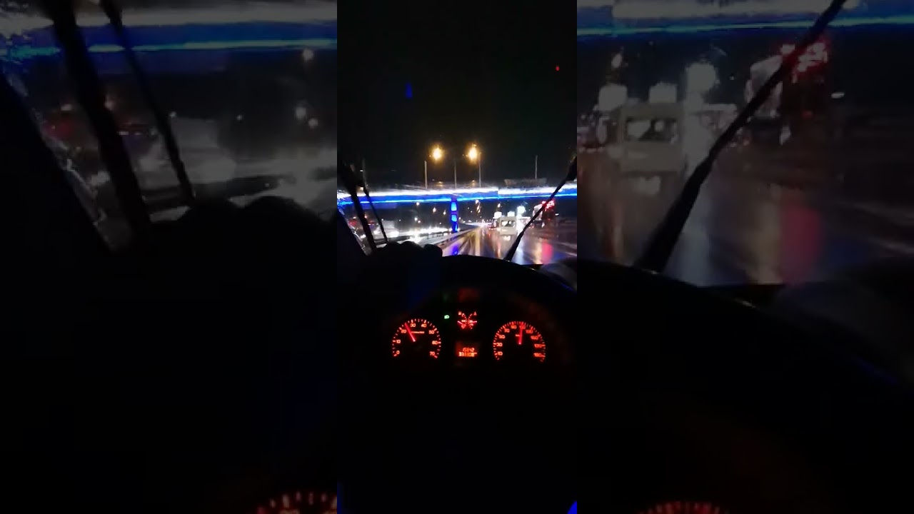 Peugeot partner snap gece yağmur izmit