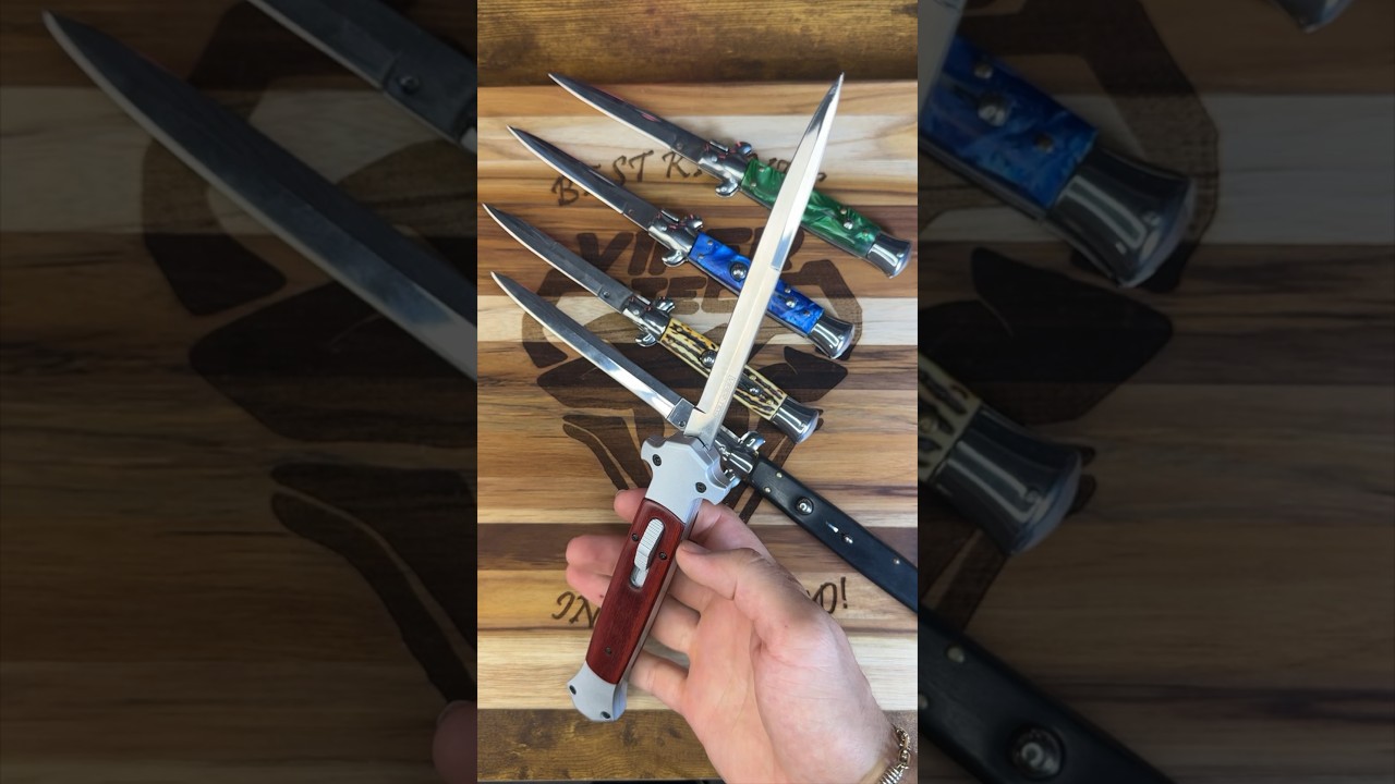 Pick Your Favorite ITALIAN Stiletto Knife! #shortsviral