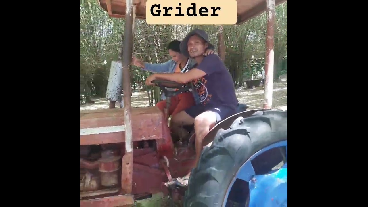 Pinay Romeo & Juliet Ride a Tractor of Love 💘 In the Philippines! 😂💑 #RobThrasher #ThrasherComedy