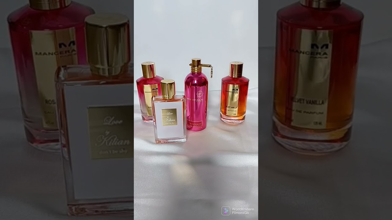 PINK BOTTLES NICHE EDITION #shorts #pink #perfumes #women #reels