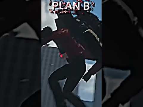plan A, plan B, plan C, plan D #skibiditoilet #shorts #edit