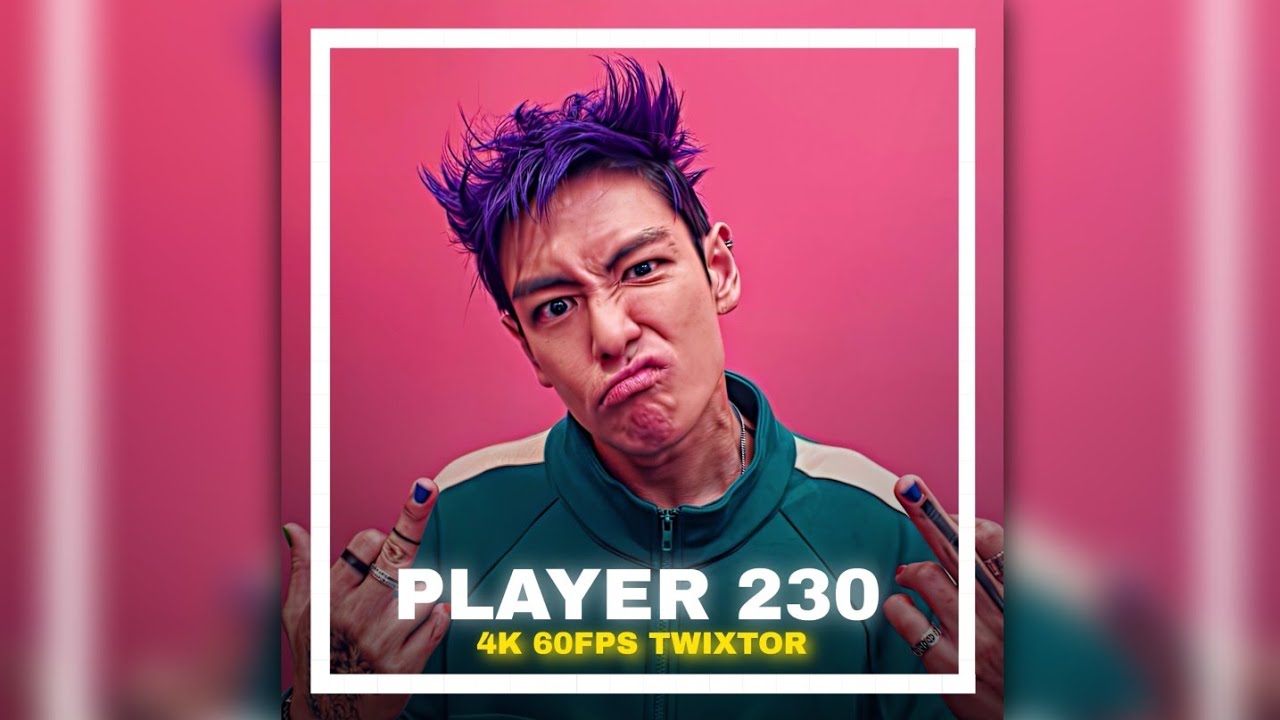 Player 230 Scene Pack || Player 230 Thanos || 4K 60fps Twixtor || Squid Game Season 2 || Player 230