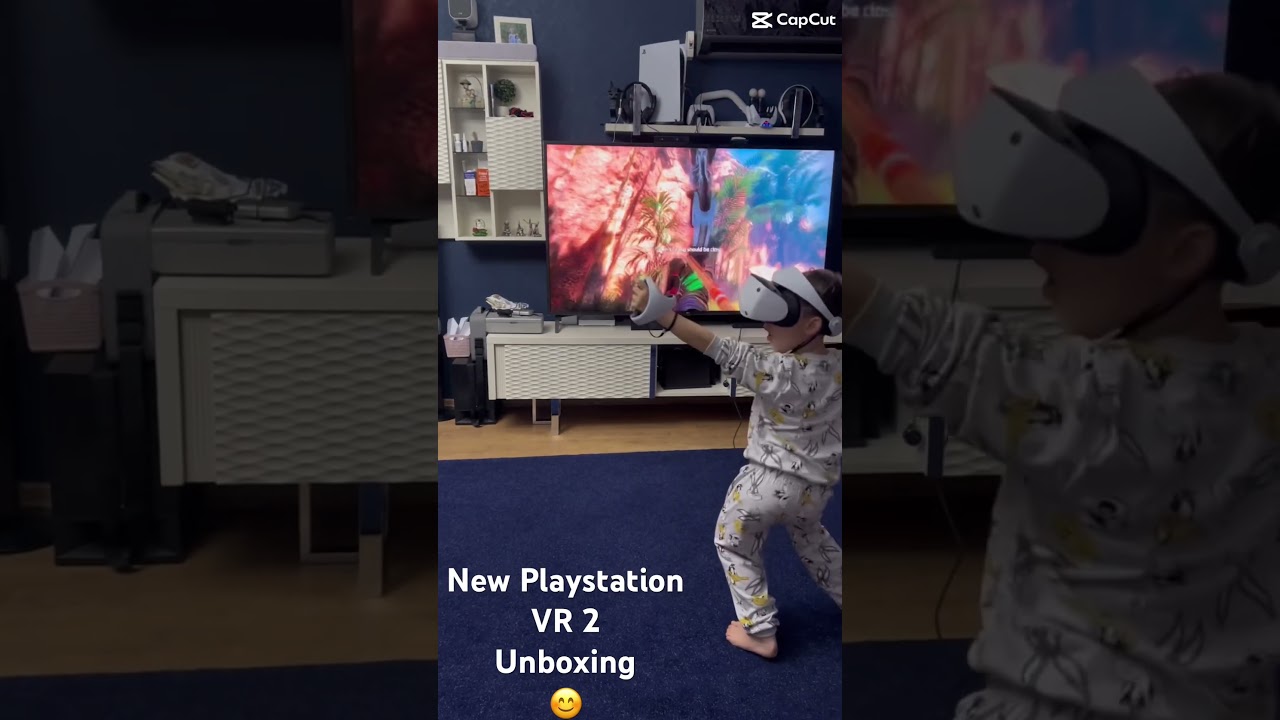Playstation vr 2 Burağımın deneyimlemesi 😁 #gaming #funny #twitch #gamer #fortnite #vr2 #psvr2