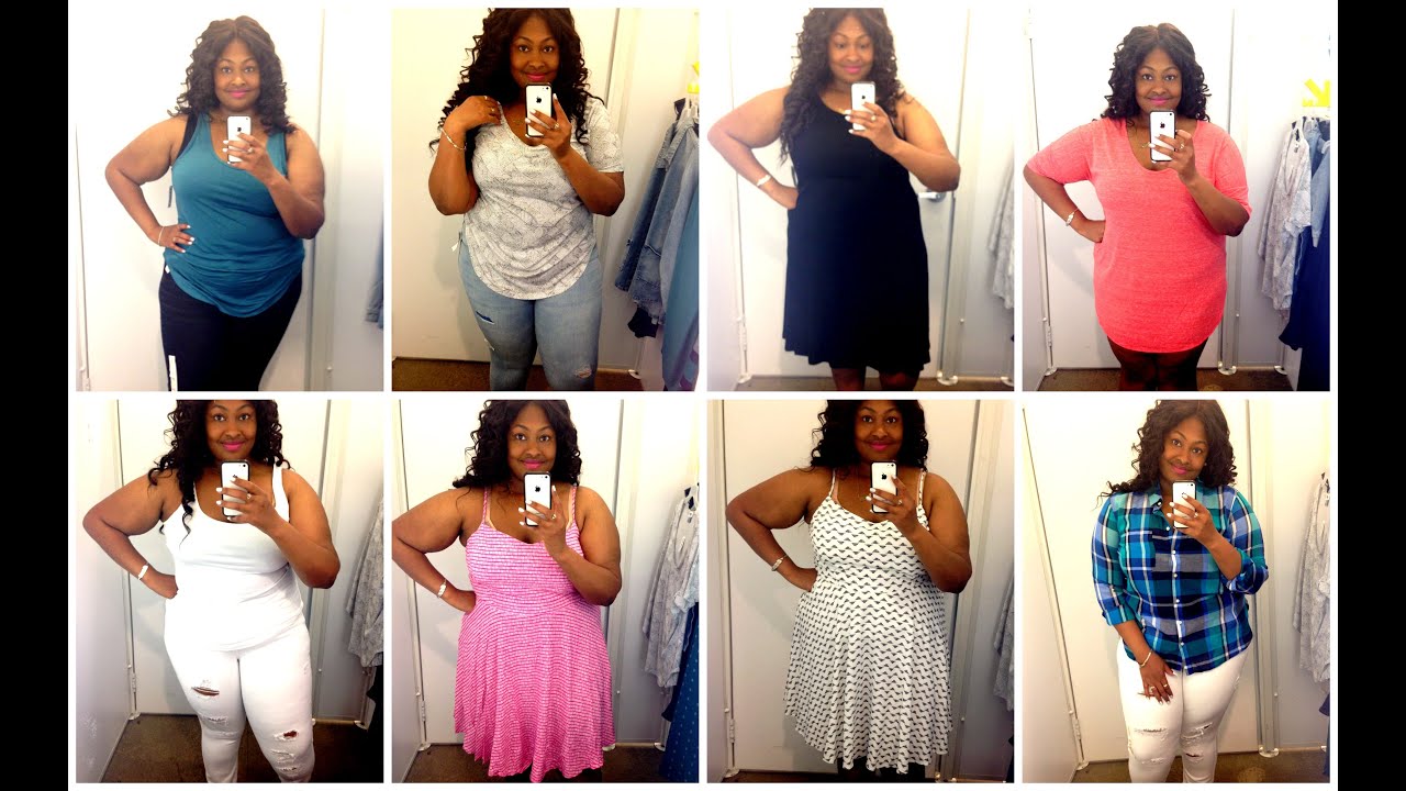 Plus size Old Navy Clothing Try-on 2016
