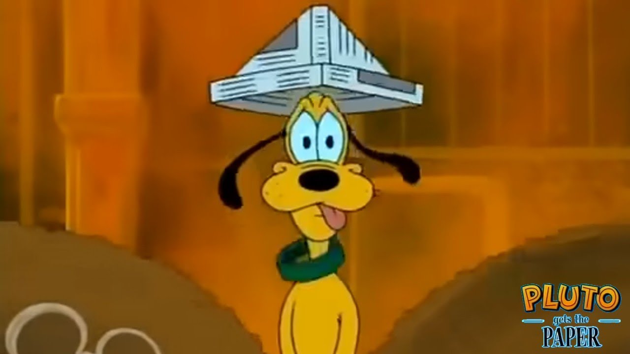 Pluto Gets the Paper: Street Cleaner 1999 Disney Cartoon Short Film | Mickey Mouse | Review