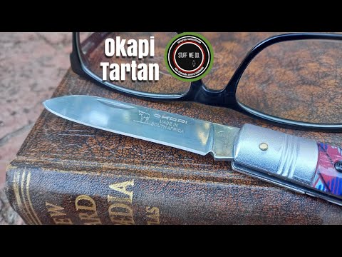 Pocket Knife Tartan Silver Okapi. First impressions.