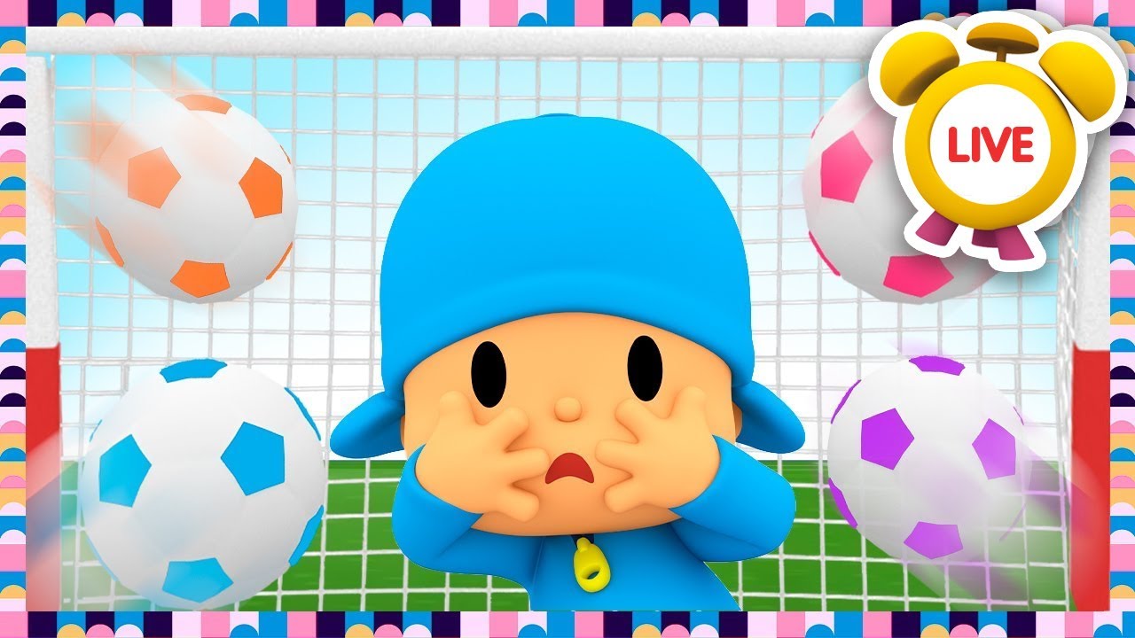 Pocoyo Football Bowling And Color Balls  | CARTOONS and VIDEOS for KIDS in ENGLISH | Pocoyo LIVE