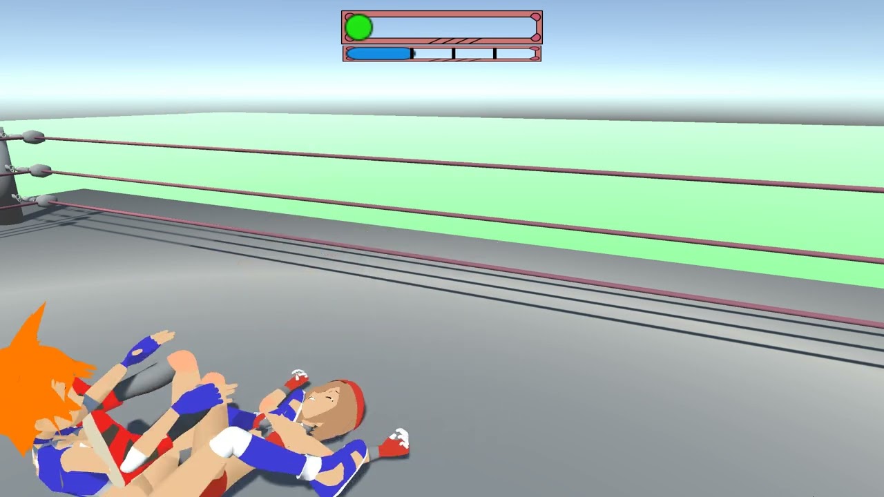 Poke Girl Wrestling Piledriver Part 1