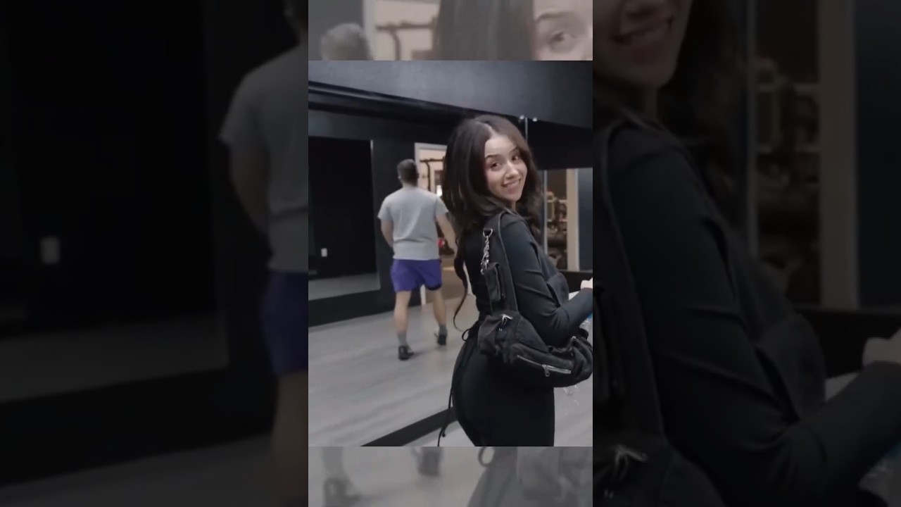 Pokimane visits Mizkif gym