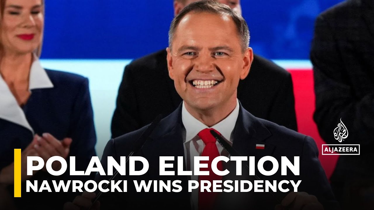 Poland election: Eurosceptic nationalist candidate Karol Nawrocki wins presidential vote